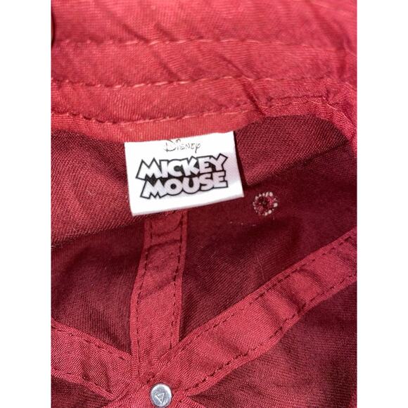 Disney Mickey Mouse Logo Ball Cap Adjustable Buckle Hat Embroidered Logo - Picture 8 of 8